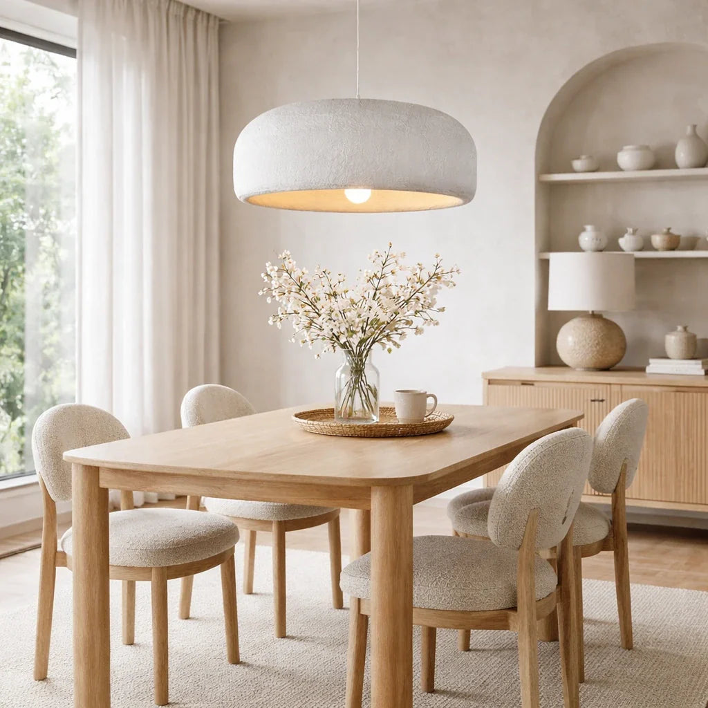Küchen-Pendelleuchte in modernem Wolkendesign, handgefertigt aus weißem Polystyrol