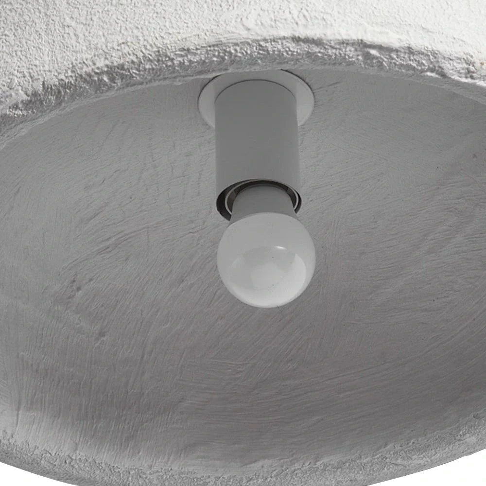 Küchen-Pendelleuchte in modernem Wolkendesign, handgefertigt aus weißem Polystyrol