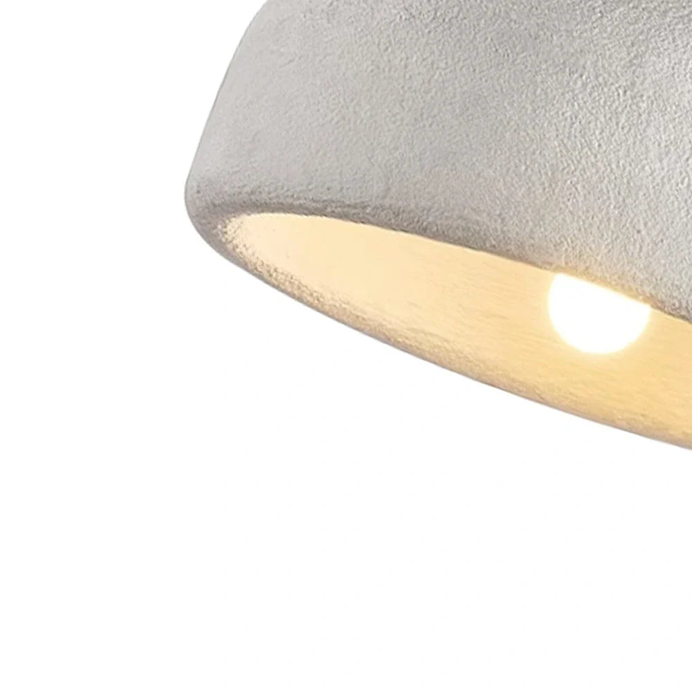 Küchen-Pendelleuchte in modernem Wolkendesign, handgefertigt aus weißem Polystyrol