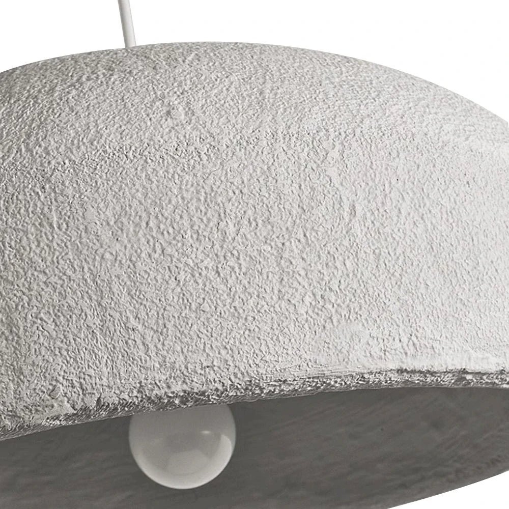 Küchen-Pendelleuchte in modernem Wolkendesign, handgefertigt aus weißem Polystyrol
