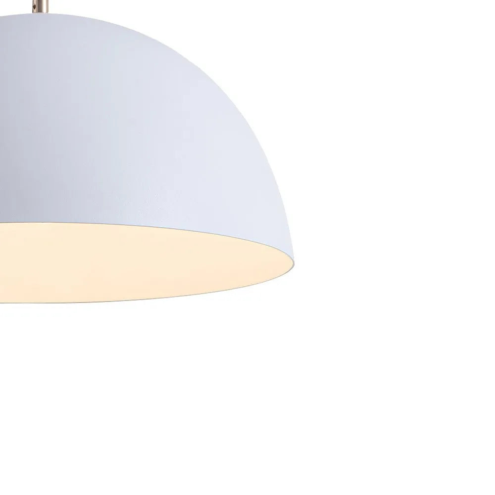 Pendant Light with Modern Dome Shade and Adjustable Hanging Cord