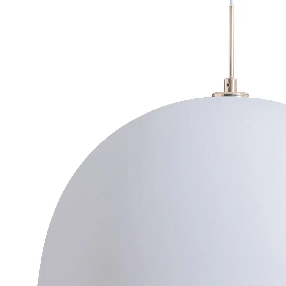 Pendant Light with Modern Dome Shade and Adjustable Hanging Cord