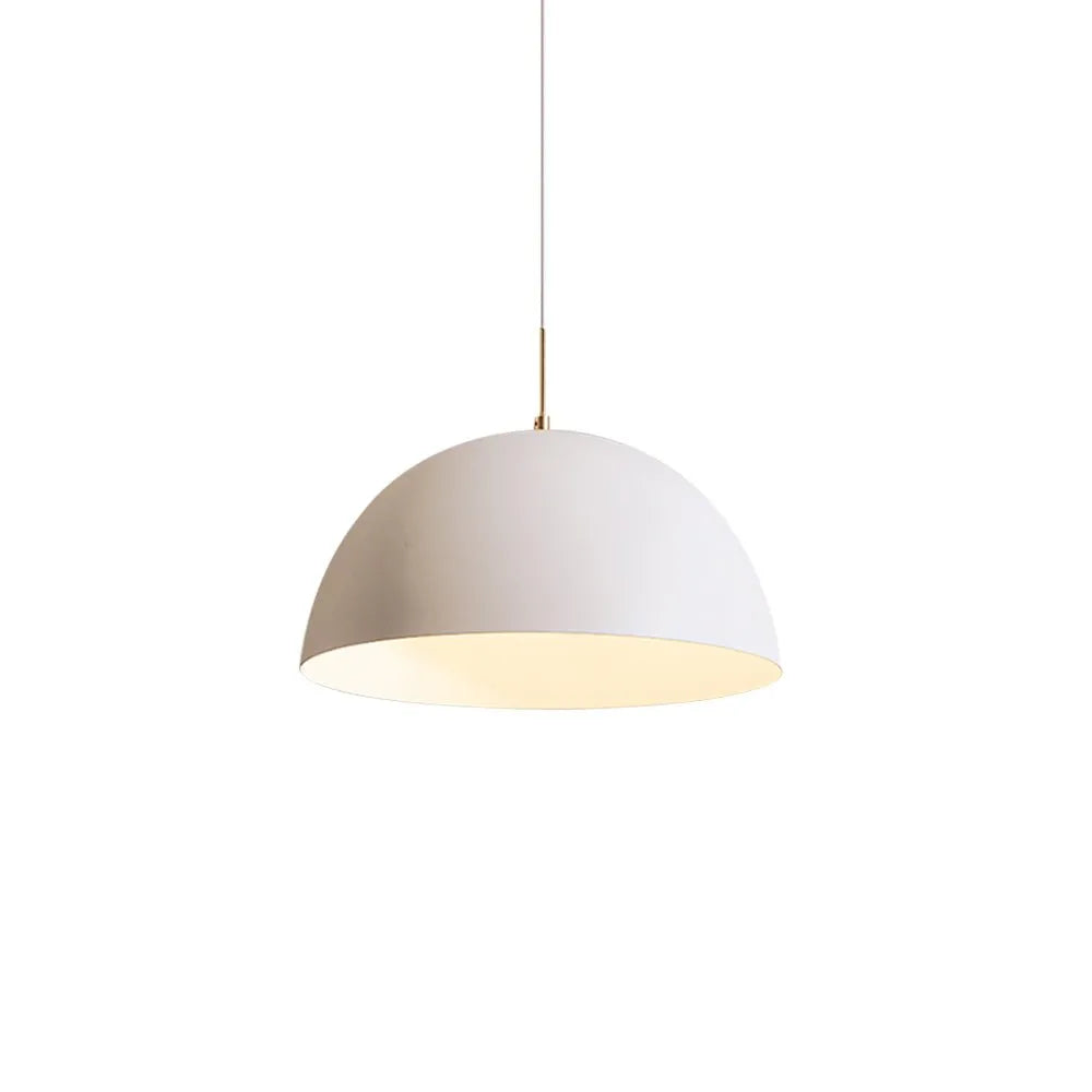 Pendant Light with Modern Dome Shade and Adjustable Hanging Cord