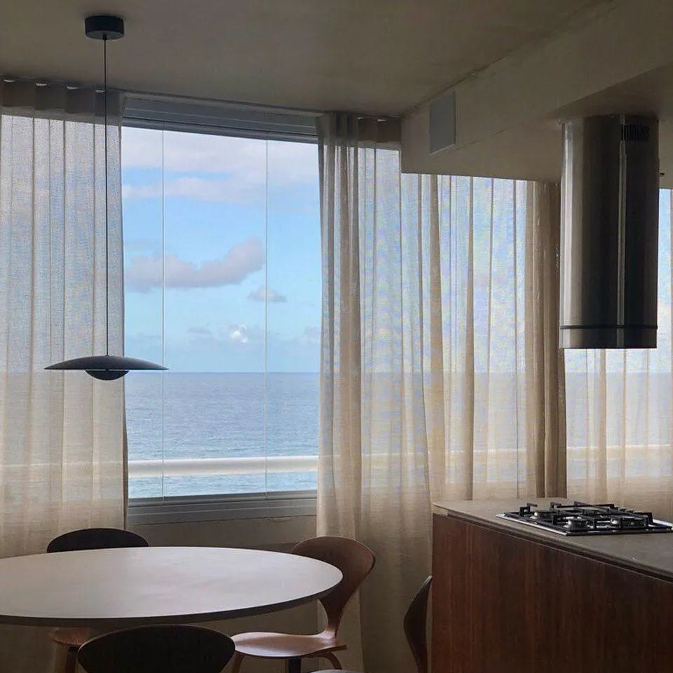 Lampada a sospensione LED con paralume a disco sottile in metallo, per sala da pranzo e soggiorno