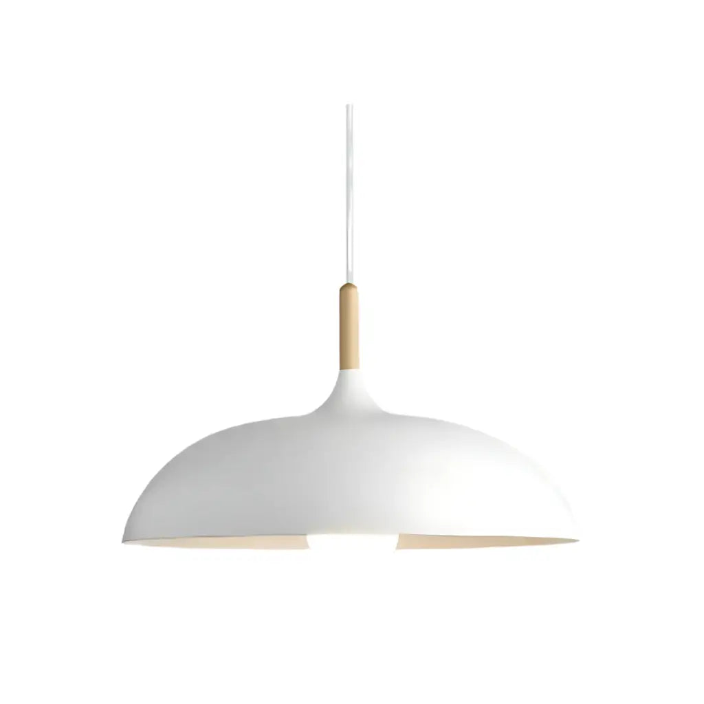 Lampada a sospensione per isola della cucina con paralume in legno e ferro, moderna, per sala da pranzo