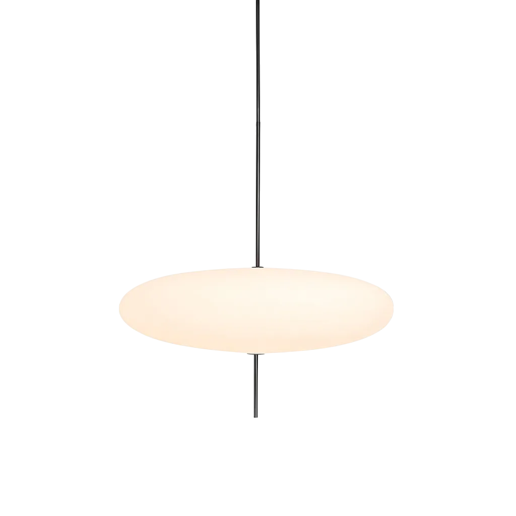 Suspension au design géométrique Bauhaus, à la douce lumière d’ambiance
