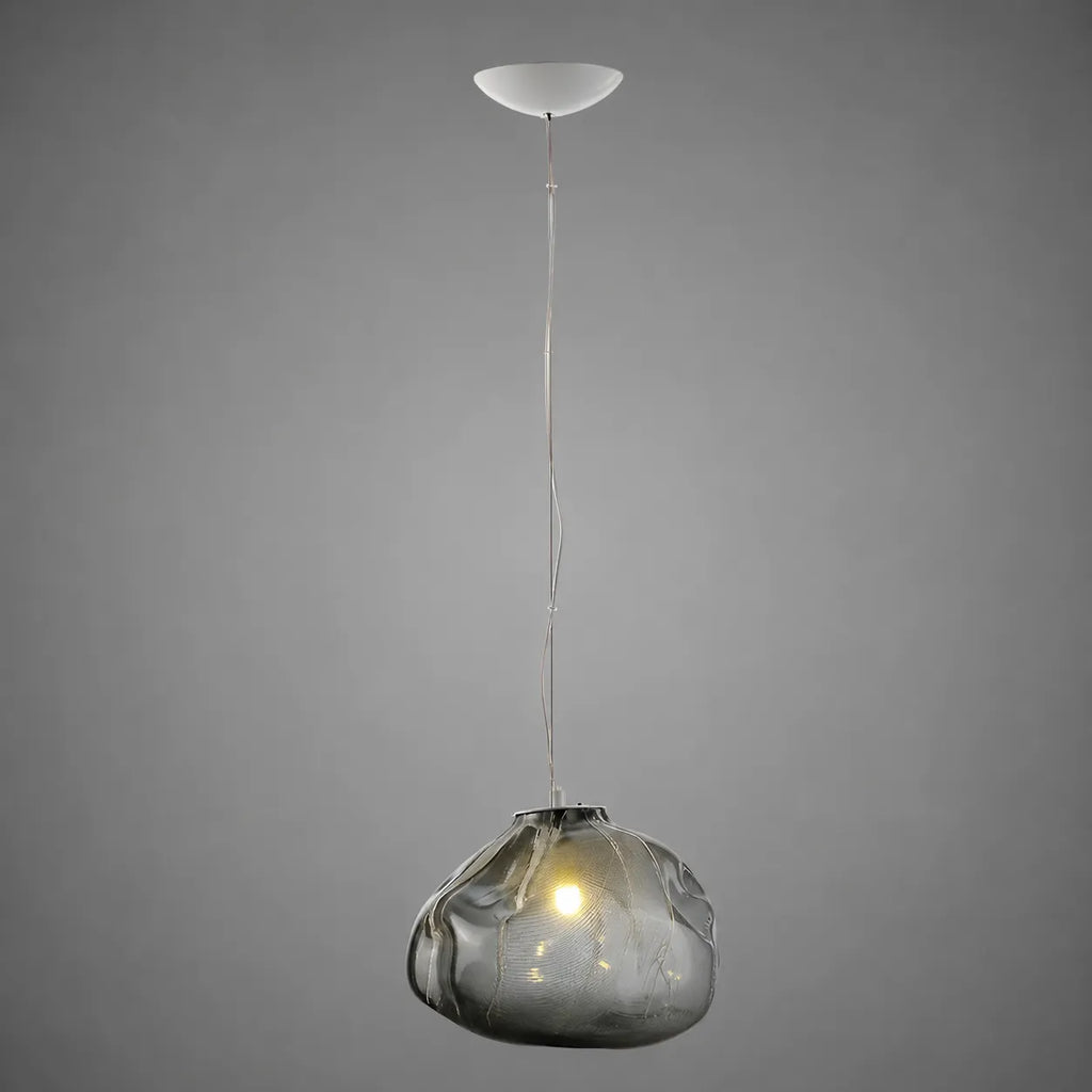 Pendant Light with Cloud-Inspired Glass Form and Soft Ambient Glow