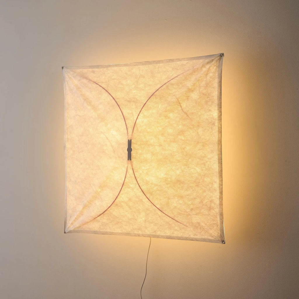 Kitchen Ceiling Light with Translucent Paper Diffuser and Minimal Metal Frame