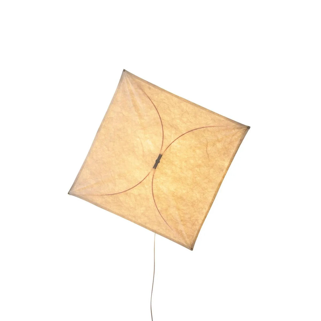 Kitchen Ceiling Light with Translucent Paper Diffuser and Minimal Metal Frame