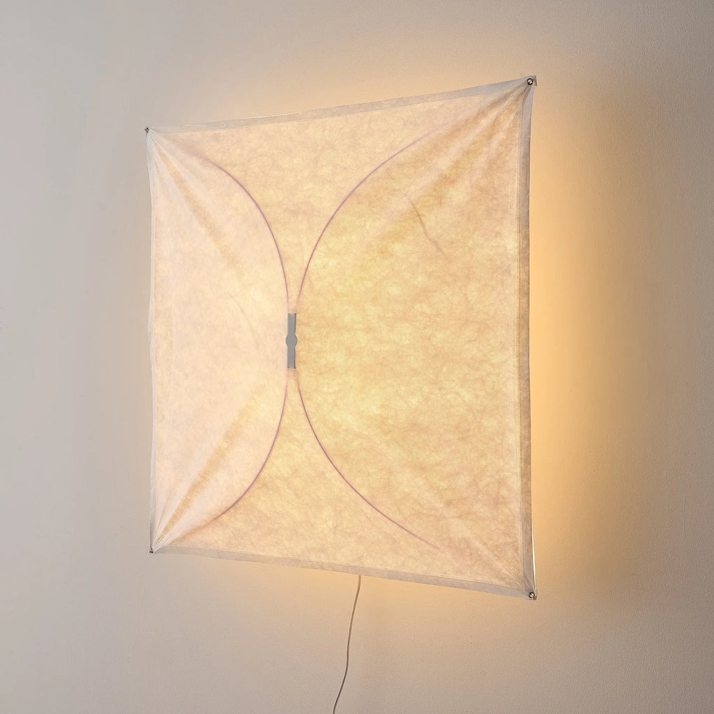 Kitchen Ceiling Light with Translucent Paper Diffuser and Minimal Metal Frame
