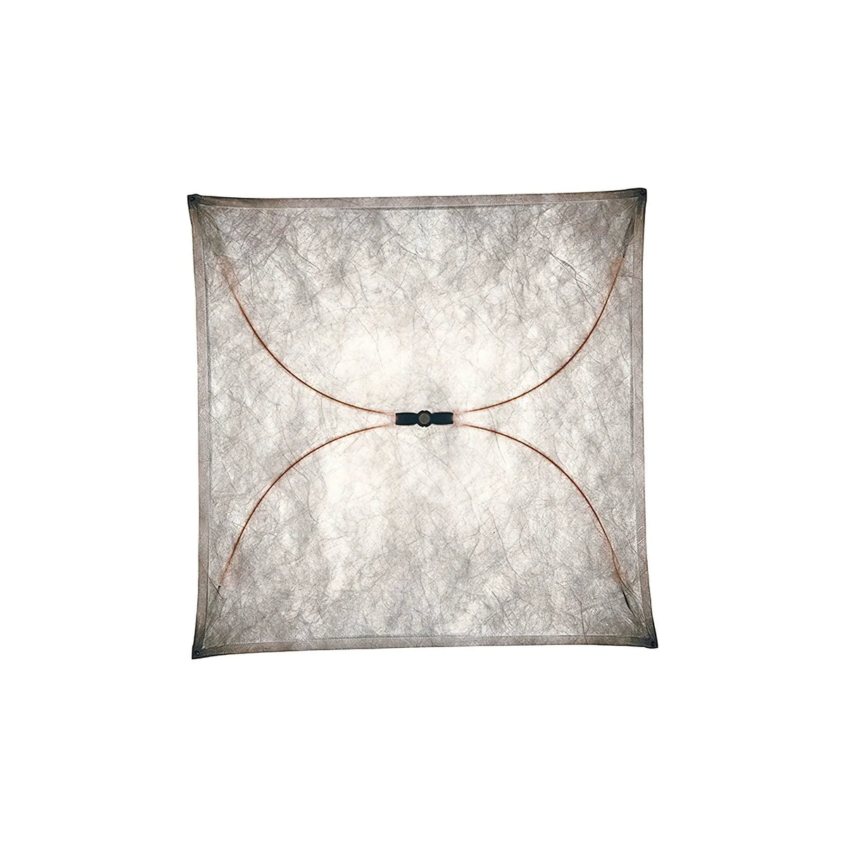 Kitchen Ceiling Light with Translucent Paper Diffuser and Minimal Metal Frame