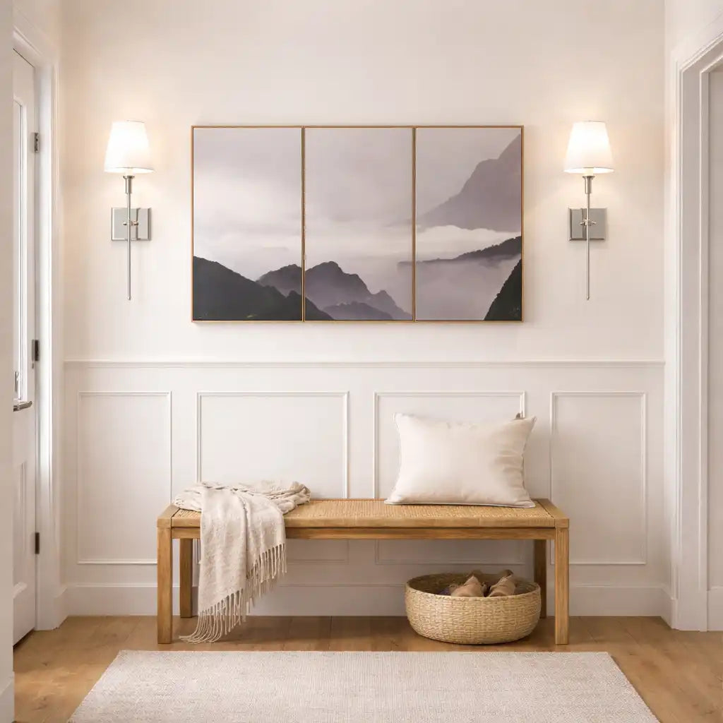 Applique senza fili con batteria ricaricabile e moderno design a LED, confezione da 2