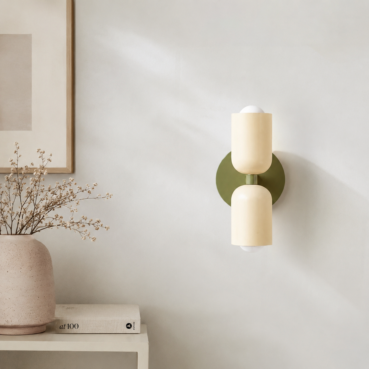 Lampe murale avec diffusion acrylique vers le haut et vers le bas, éclairage moderne