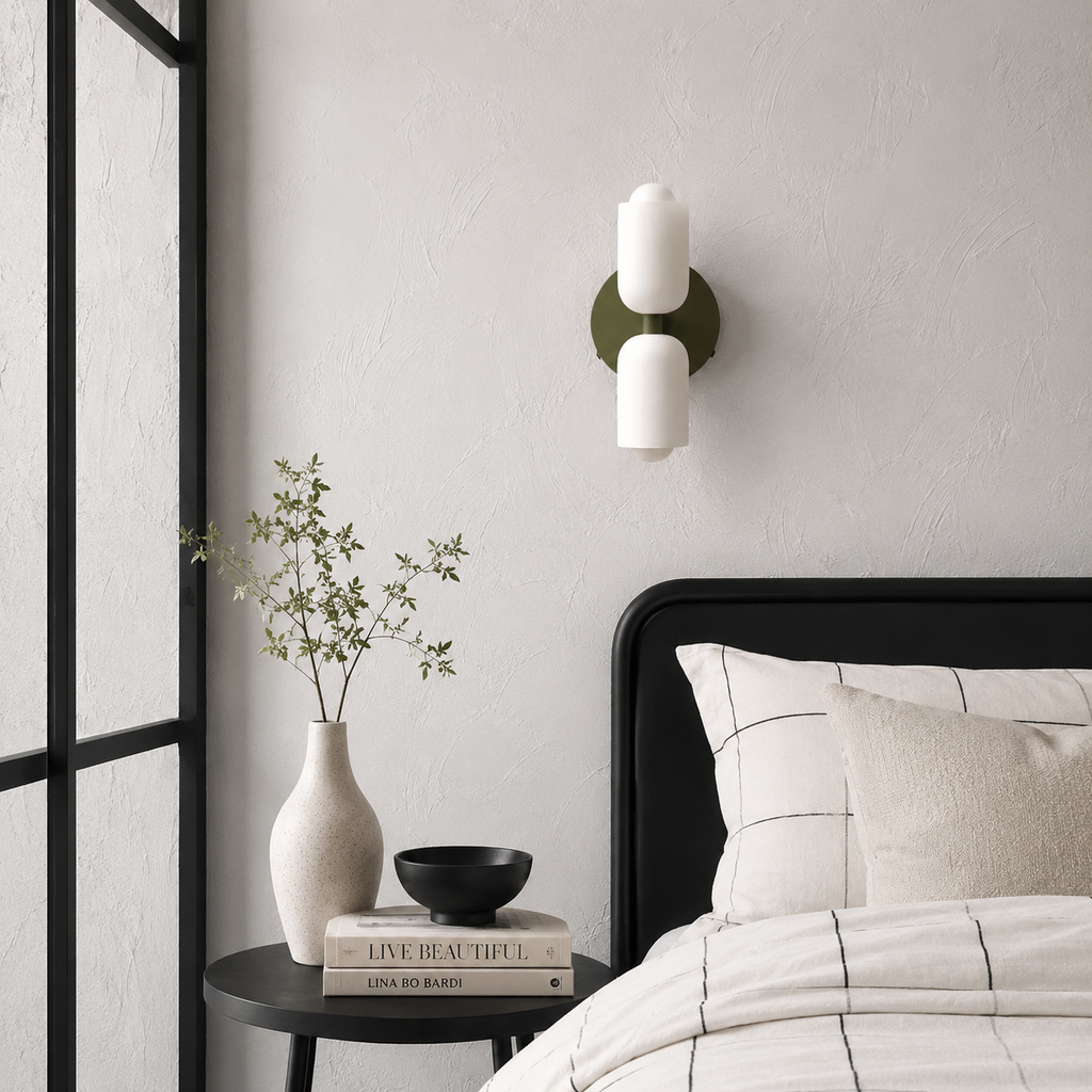 Lampe murale avec diffusion acrylique vers le haut et vers le bas, éclairage moderne