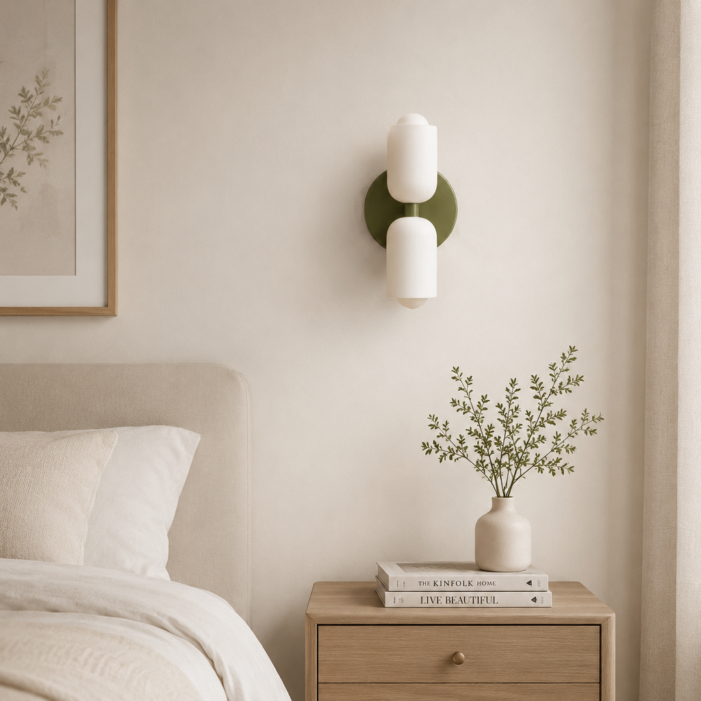 Lampe murale avec diffusion acrylique vers le haut et vers le bas, éclairage moderne