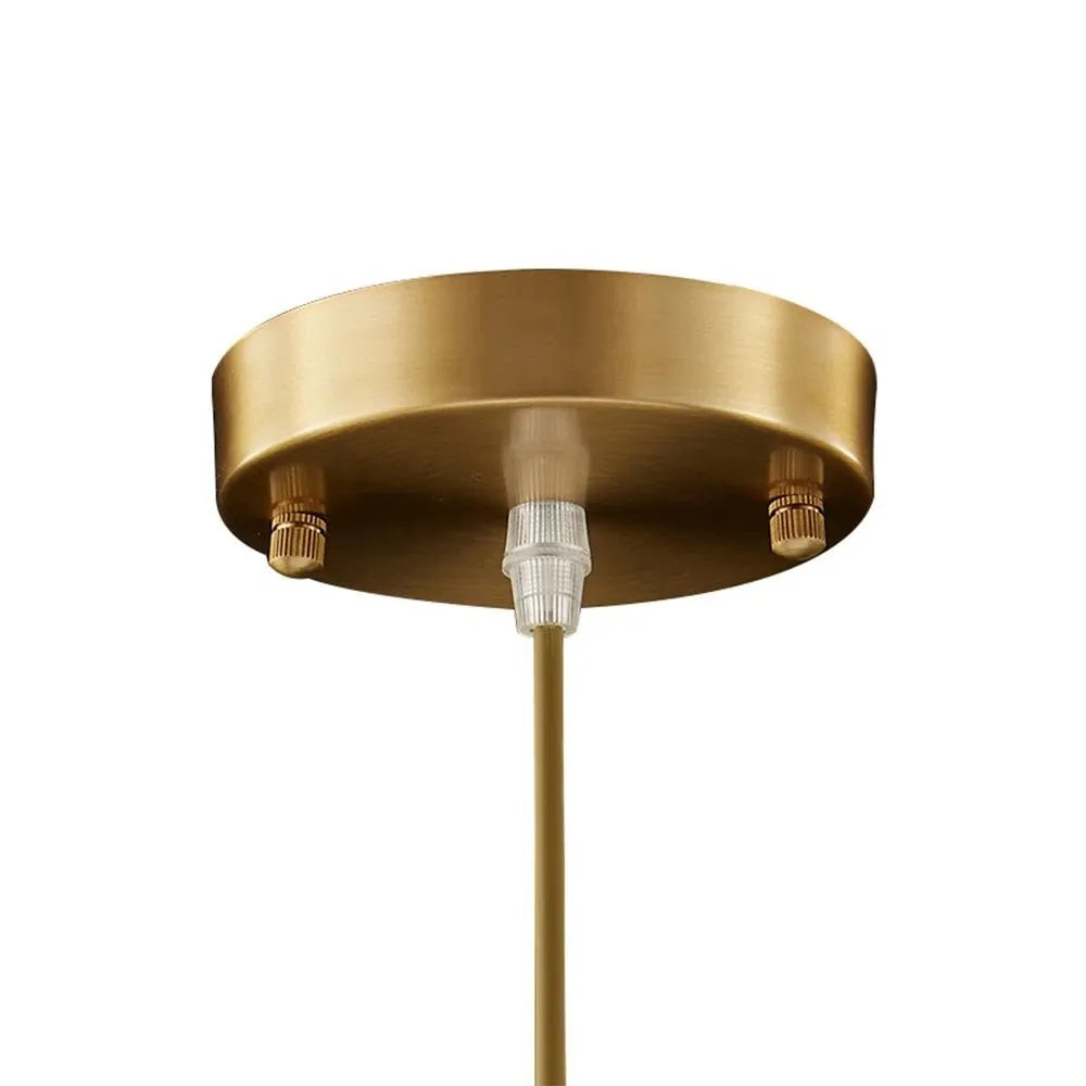 Suspension moderne en forme de globe en cristal facetté Livia