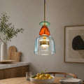 Lampada a sospensione con vetro sovrapposto e LED per illuminare la cucina e la sala da pranzo