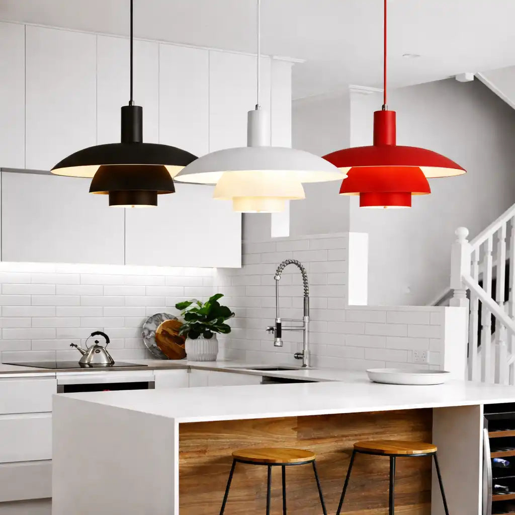 Lampada a sospensione Haven minimalista scandinava in metallo