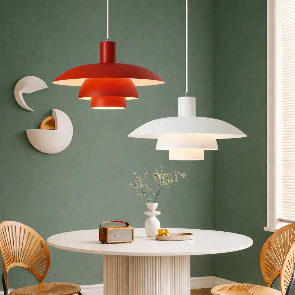 Lampada a sospensione Haven minimalista scandinava in metallo