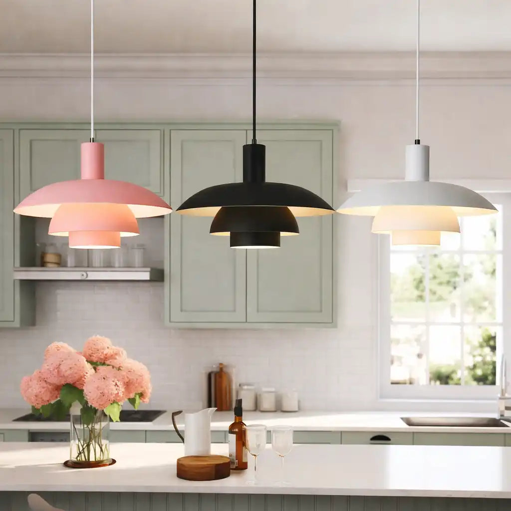 Lampada a sospensione Haven minimalista scandinava in metallo