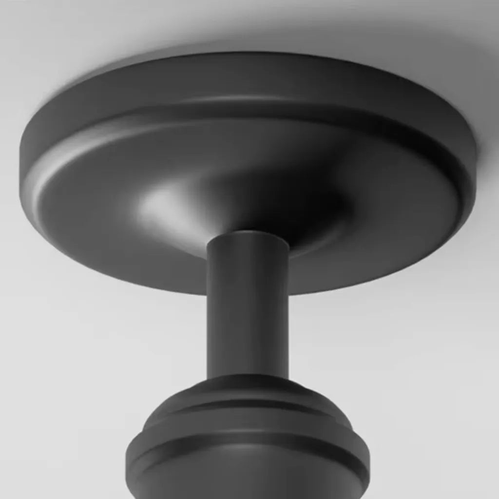 Plafonnier semi-affleurant rond d’extérieur Nerissa, style scandinave, IP65