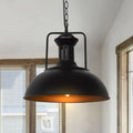 Suspension industrielle Yseult en métal martelé, en forme de dôme