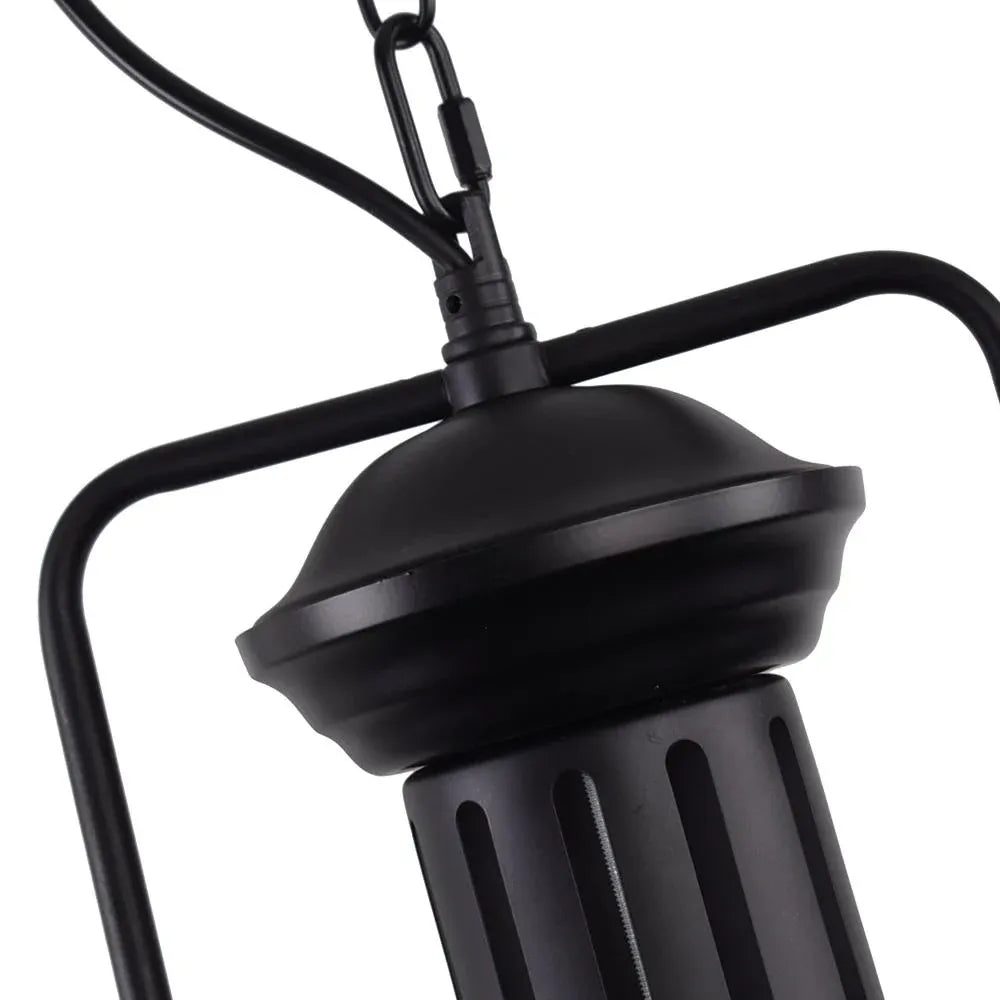 Suspension industrielle Yseult en métal martelé, en forme de dôme