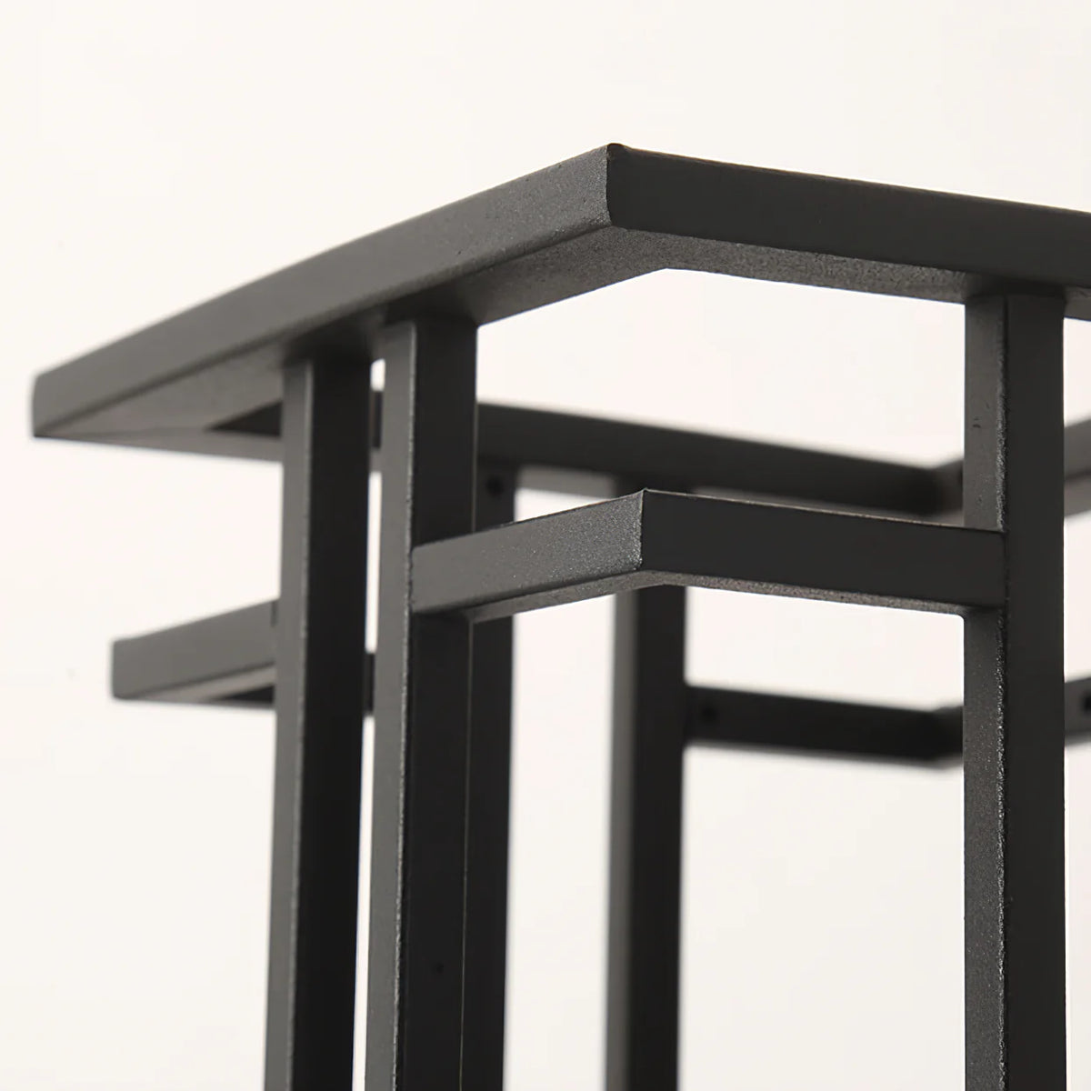 Outdoor Wall Sconce with Frosted Glass and Industrial Iron Frame Weatherproof Exterior Light