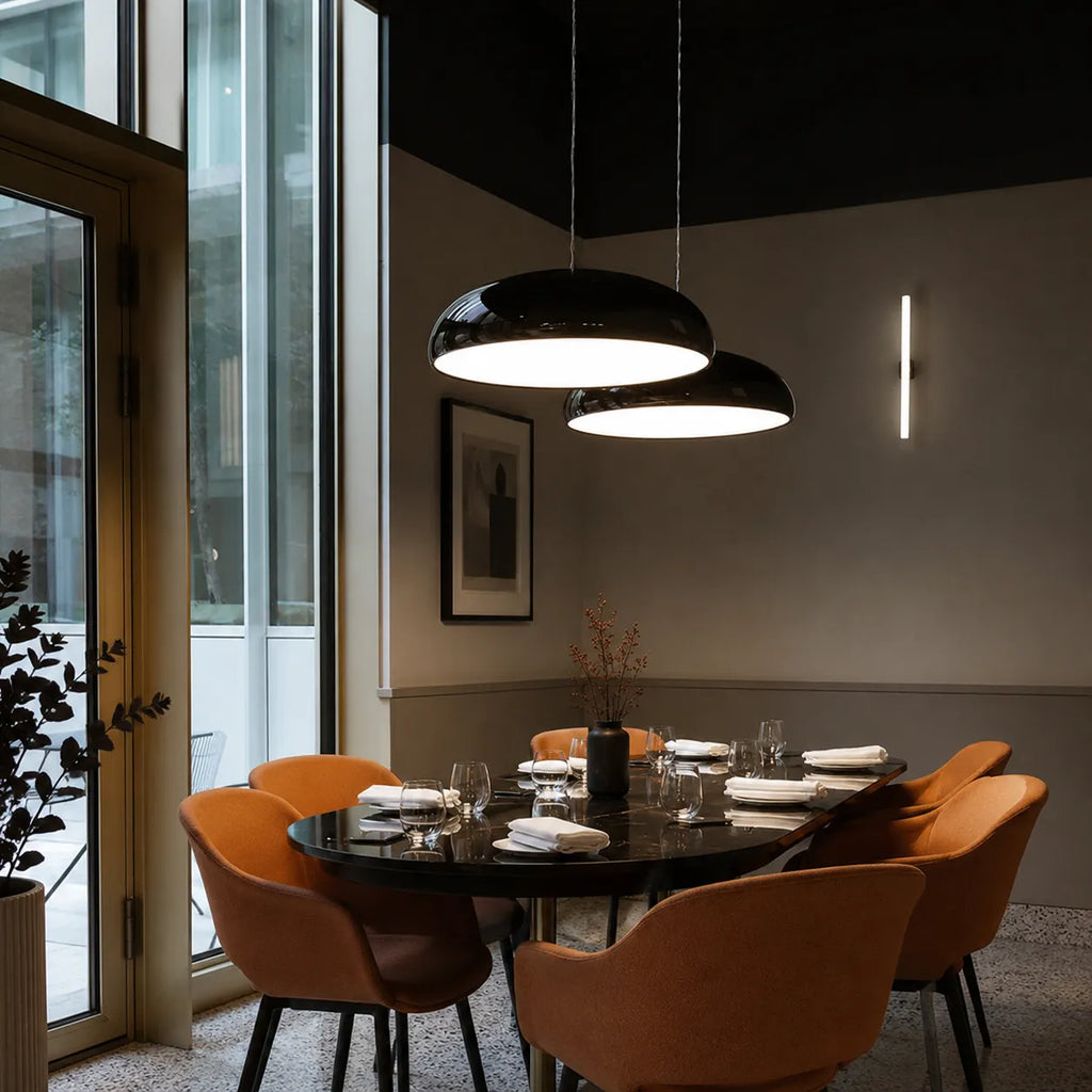 Pendelleuchte mit skulpturalem Kuppeldesign und integrierter LED für Esszimmer und Kücheninsel