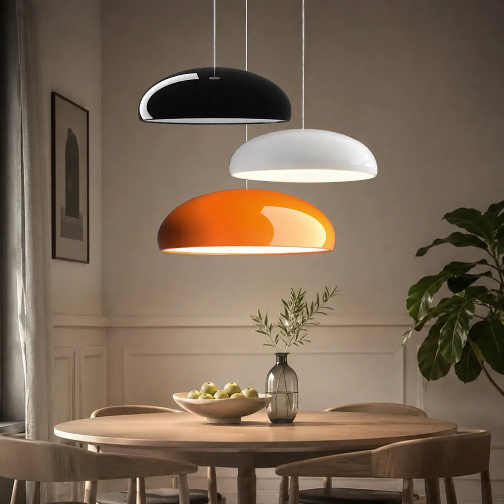 Pendelleuchte mit skulpturalem Kuppeldesign und integrierter LED für Esszimmer und Kücheninsel