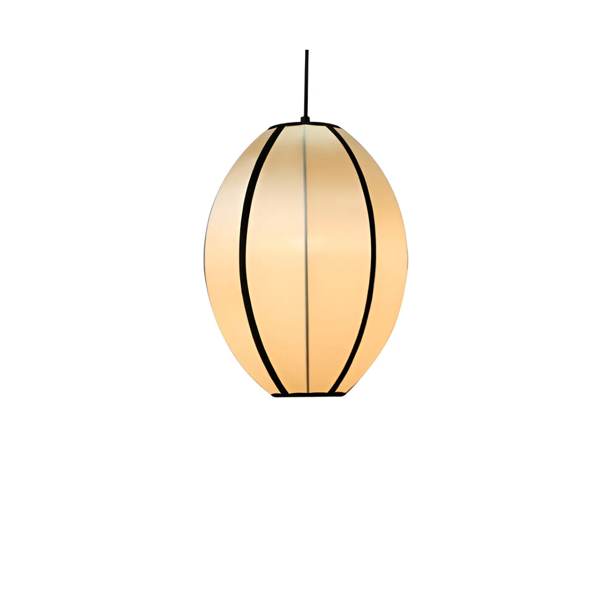 Silk Pendant Light with Handcrafted Textile Shade and Adjustable Suspension for Dining Room