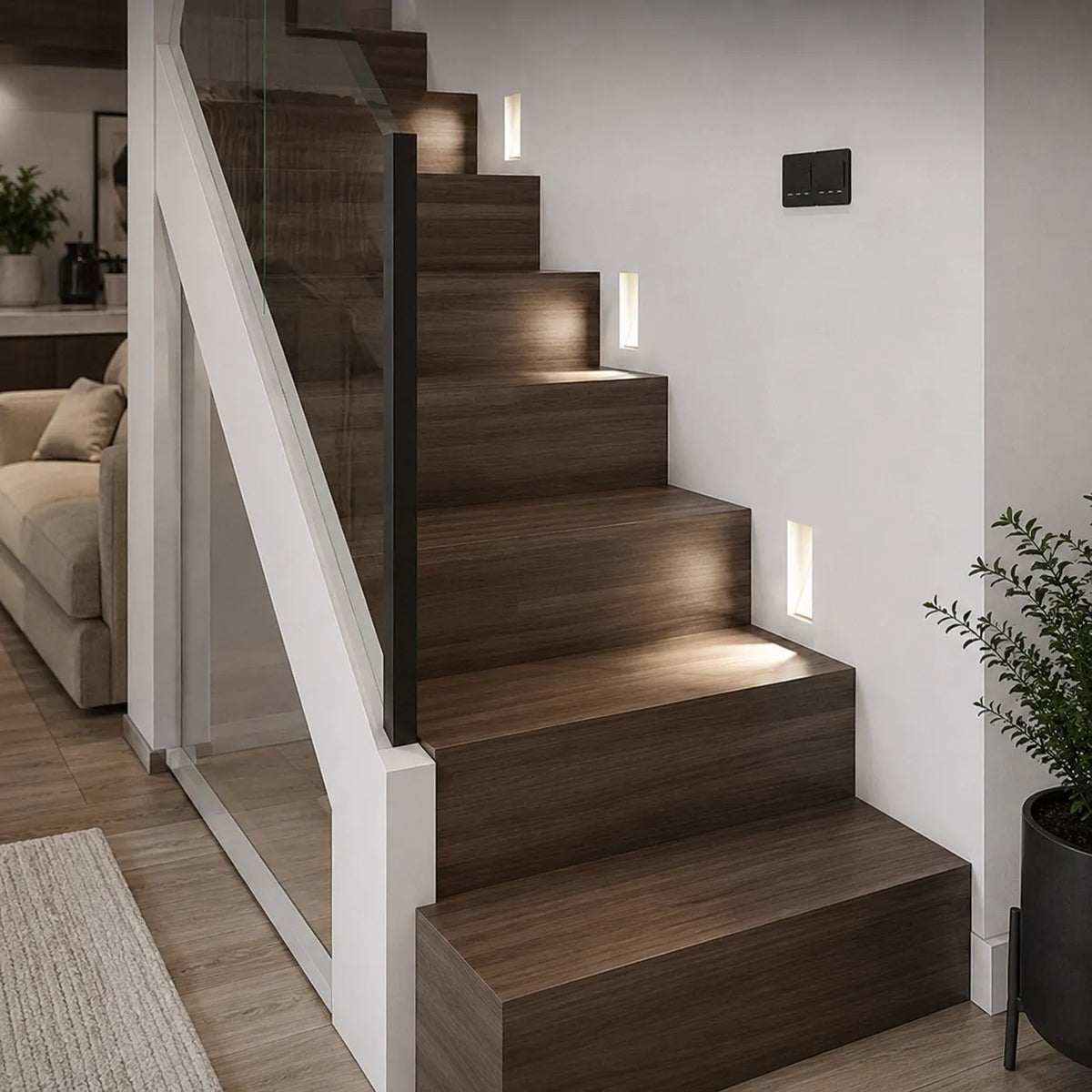 Wall Sconce Lighting with Motion LED Recessed Frameless Design