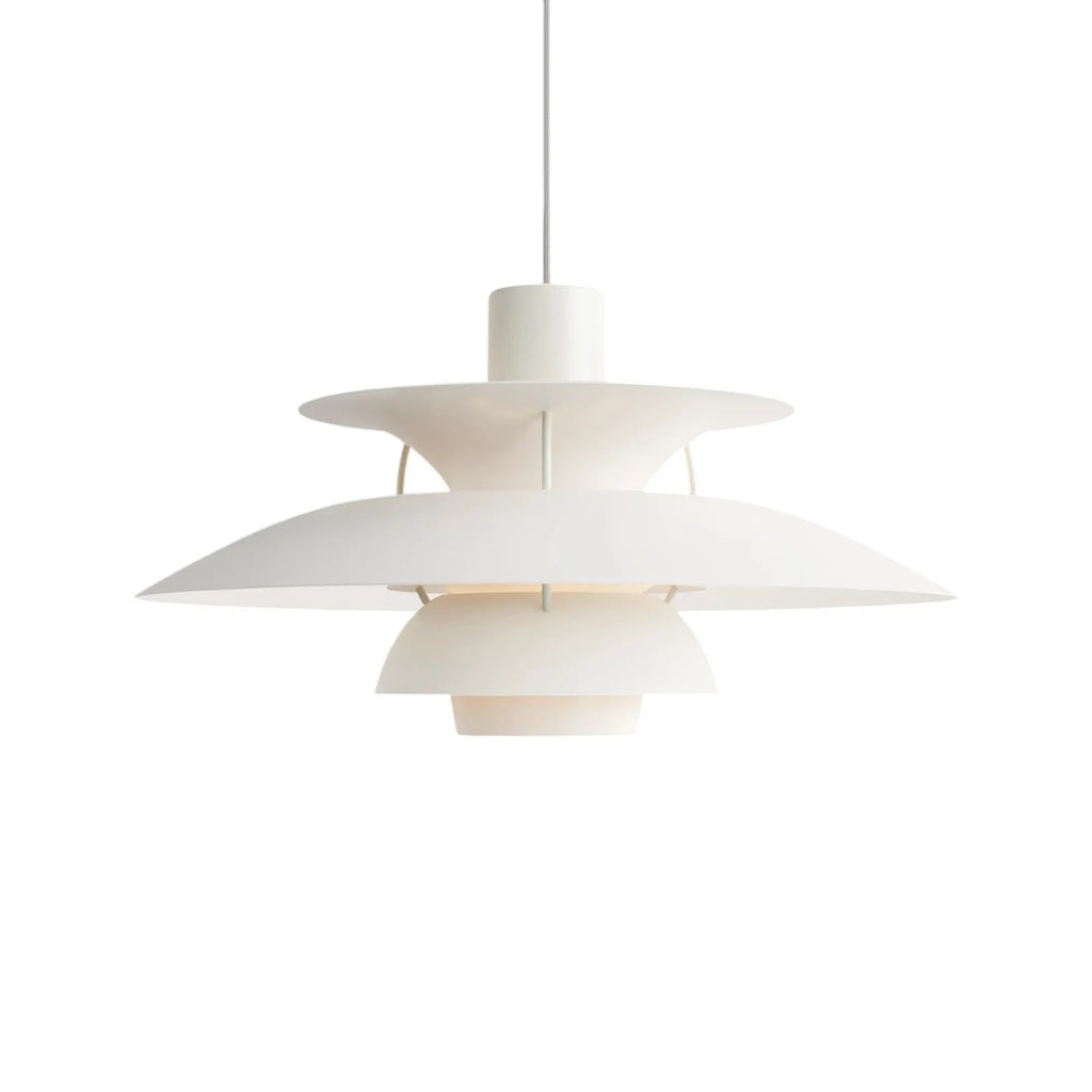 Suspension en aluminium au design superposé et aux lignes nordiques scandinaves