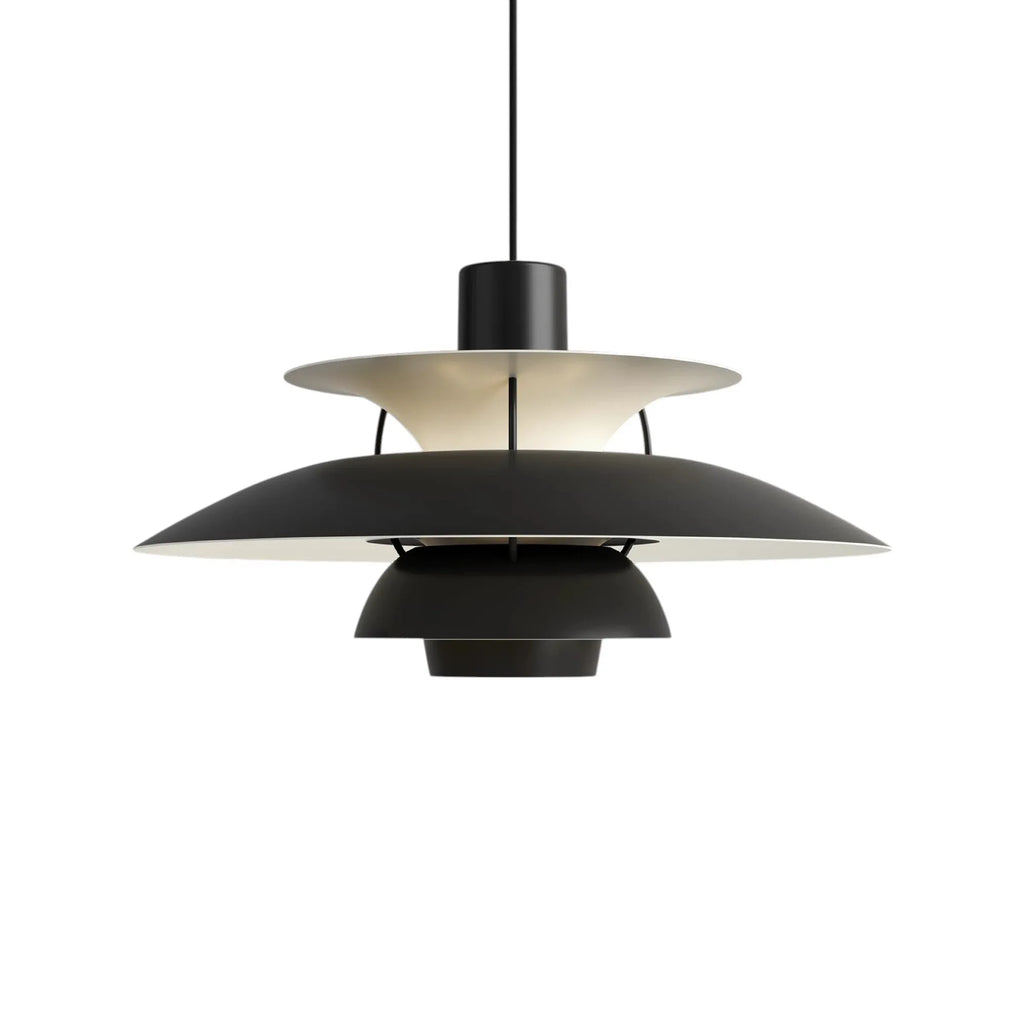 Suspension en aluminium au design superposé et aux lignes nordiques scandinaves