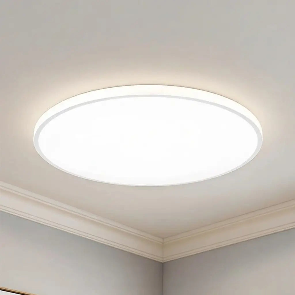 Plafoniera LED a conchiglia rotonda ultra sottile, aderente al soffitto, per camera da letto, cucina e corridoio