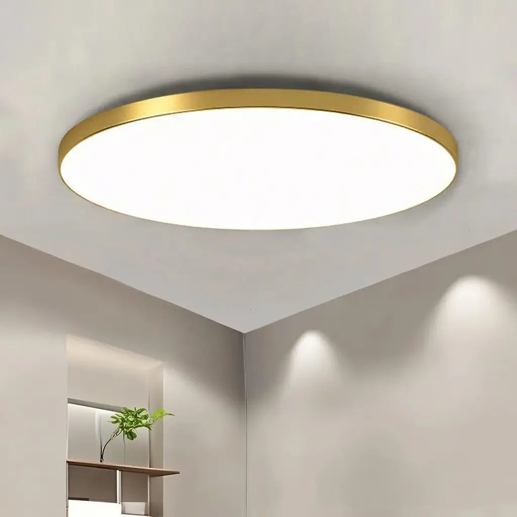 Plafoniera LED a conchiglia rotonda ultra sottile, aderente al soffitto, per camera da letto, cucina e corridoio