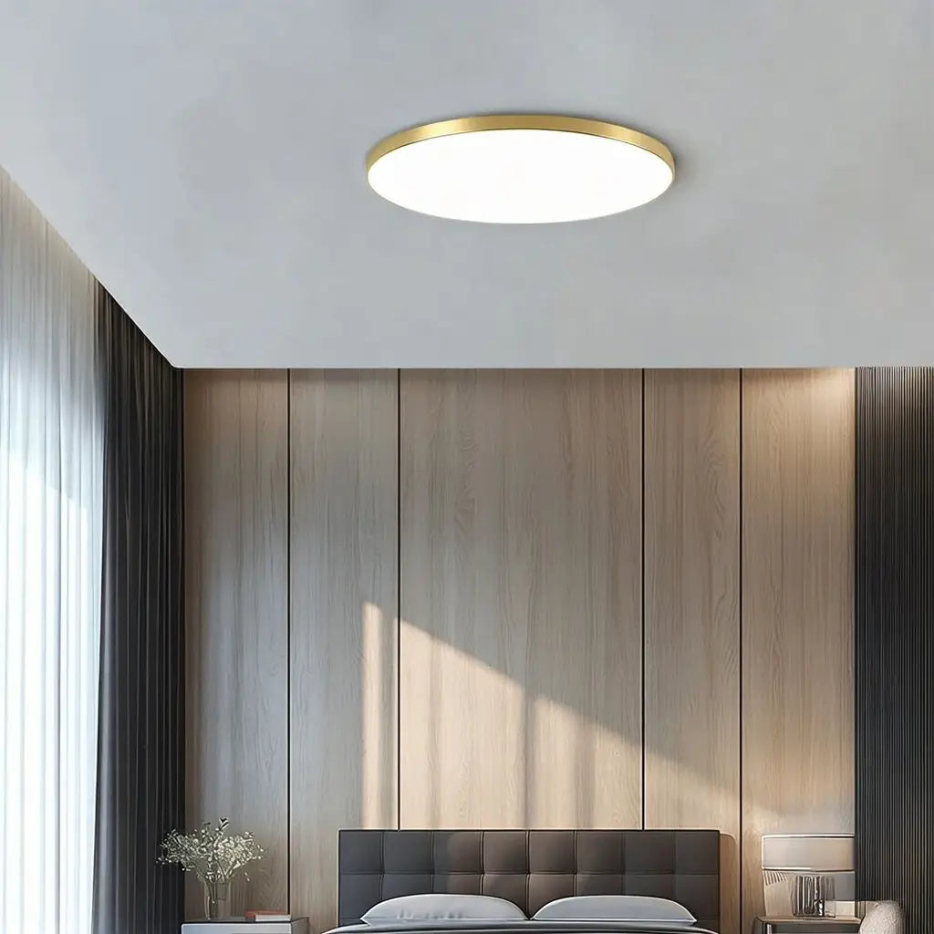 Plafoniera LED a conchiglia rotonda ultra sottile, aderente al soffitto, per camera da letto, cucina e corridoio