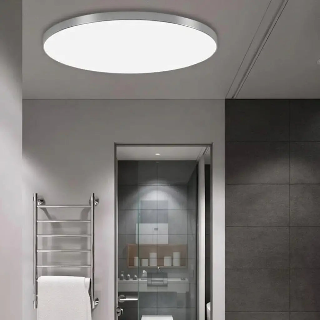 Plafoniera LED a conchiglia rotonda ultra sottile, aderente al soffitto, per camera da letto, cucina e corridoio