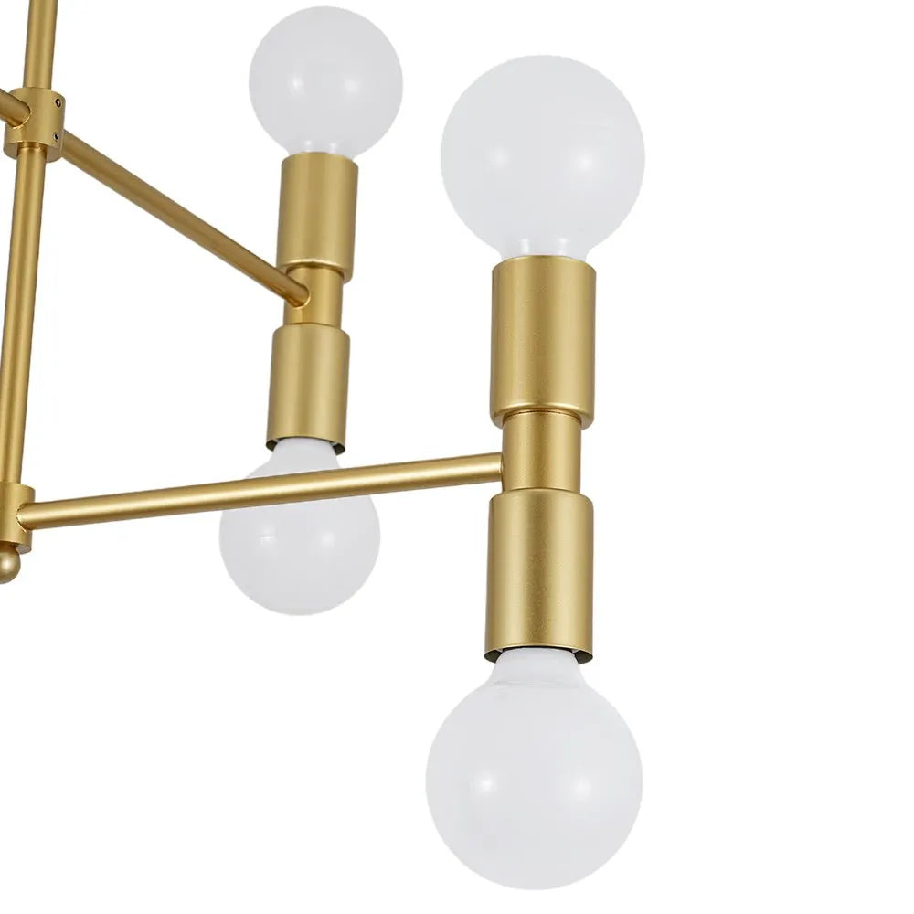 Kitchen Ceiling Lights Semi Flush 8-Light Sputnik Mid-Century Modern