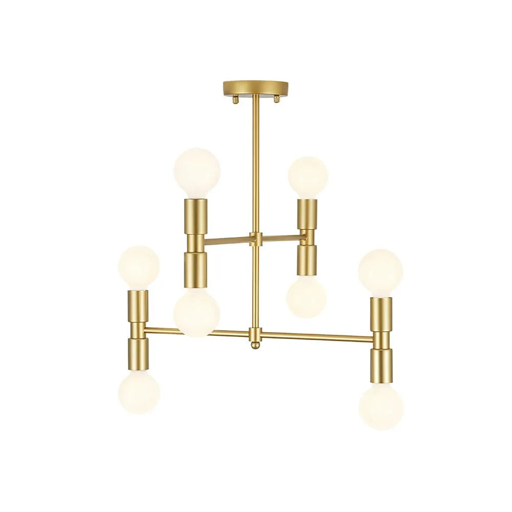 Kitchen Ceiling Lights Semi Flush 8-Light Sputnik Mid-Century Modern