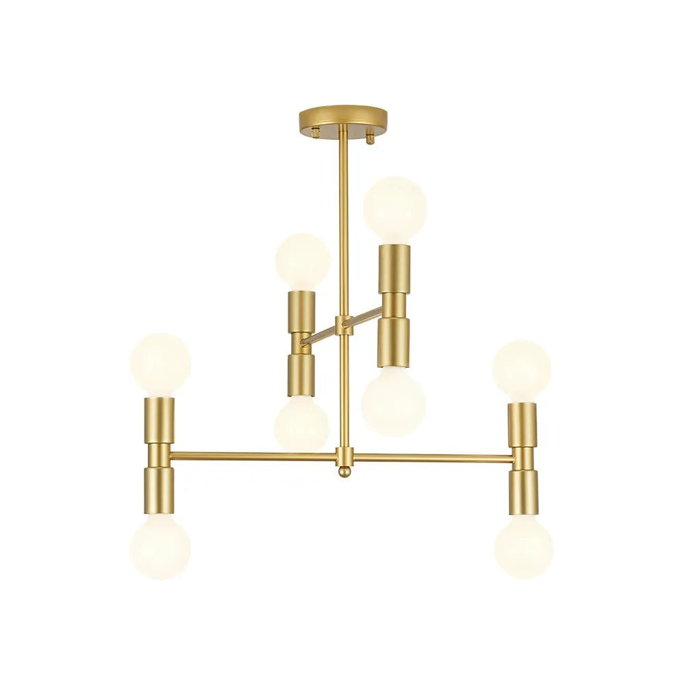 Kitchen Ceiling Lights Semi Flush 8-Light Sputnik Mid-Century Modern