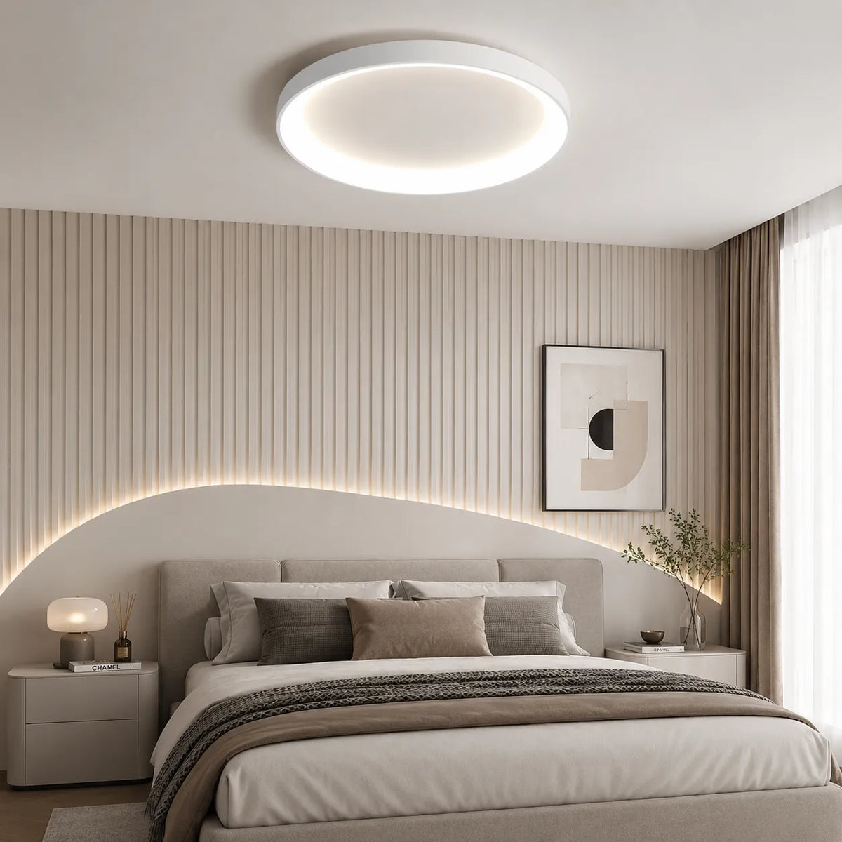 LED-Deckenleuchte mit Ringdesign für Schlafzimmer und Esszimmer