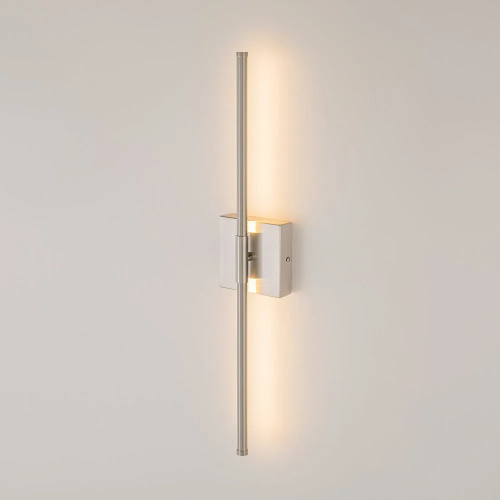 Wall Sconce Lighting with Slim Linear LED Bar and Horizontal Vertical Mounting