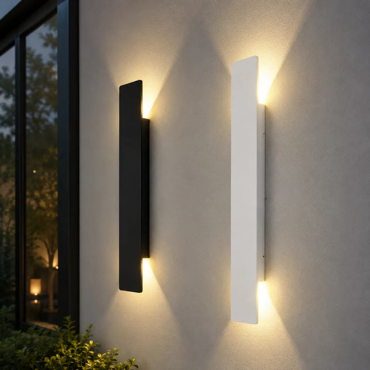 Applique murale extérieure LED minimaliste en aluminium IP65 Linden