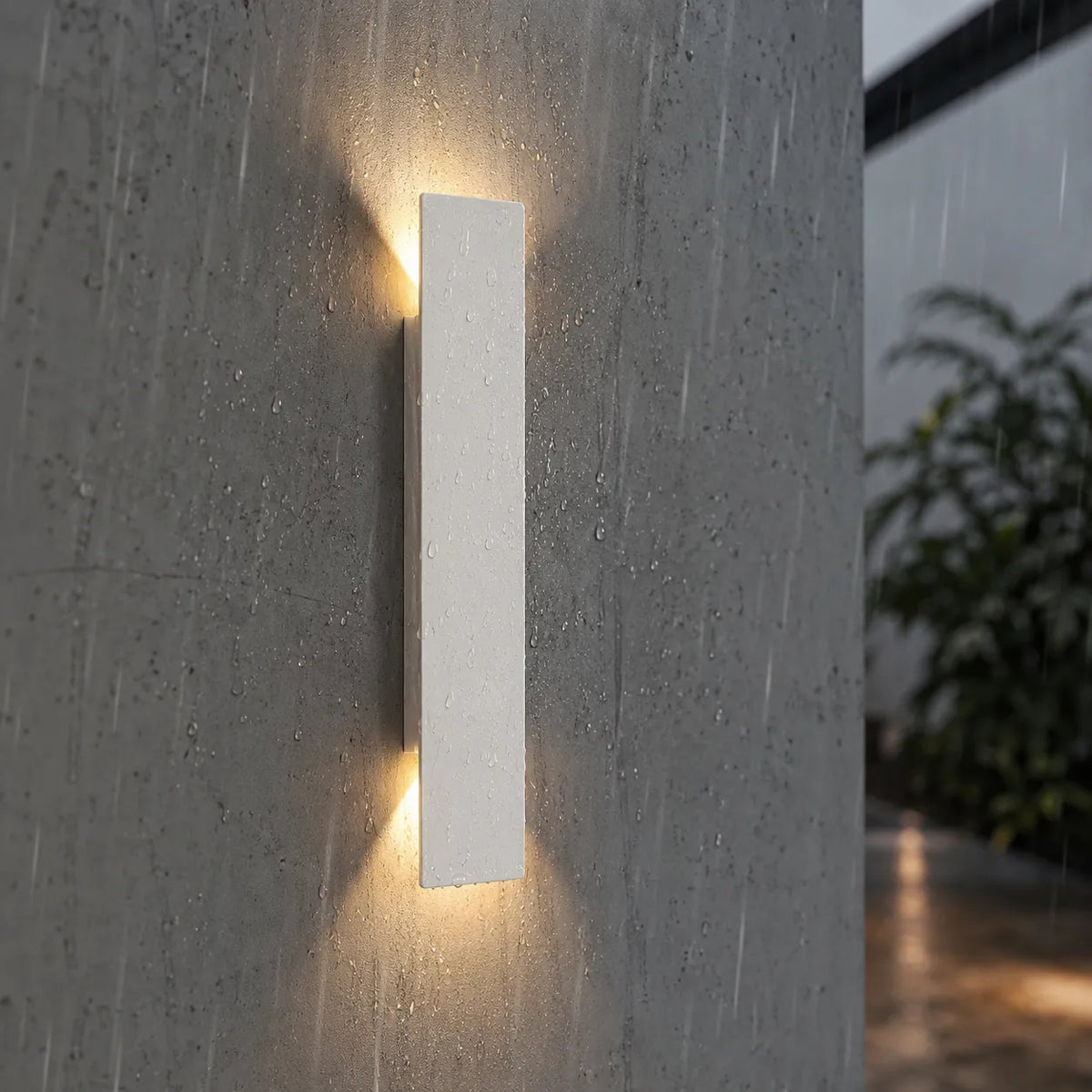 Applique murale extérieure LED minimaliste en aluminium IP65 Linden