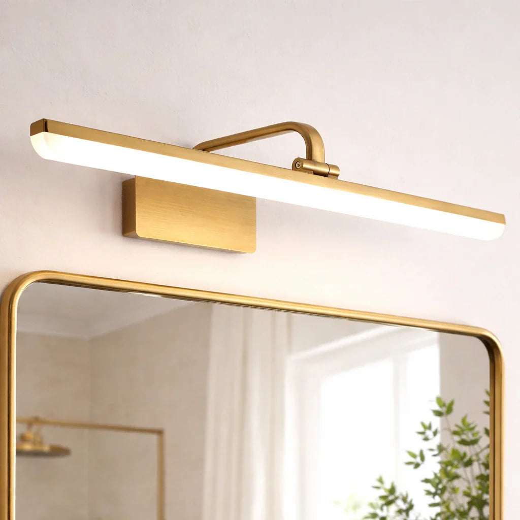 Lampade LED per specchio del bagno con bracci regolabili e design moderno