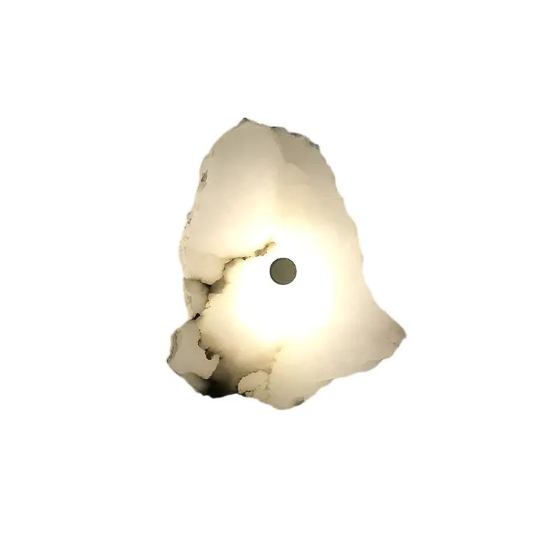 Applique dal design scultoreo in marmo e con orientamento della testa regolabile