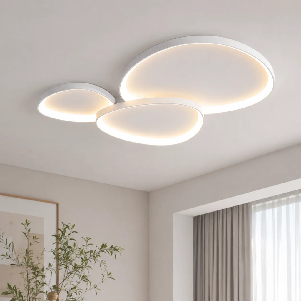 LED-Deckenleuchte mit modernem schwebendem Ringdesign für Schlafzimmer, Esszimmer und Wohnbereich