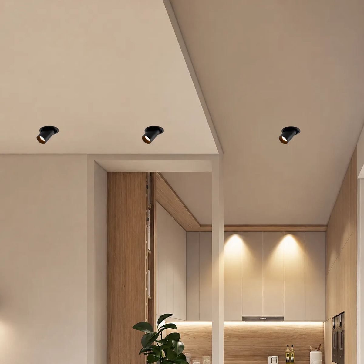 Recessed Can Lights LED Ceiling Downlight with Adjustable Color Temperature and Dimmable Options