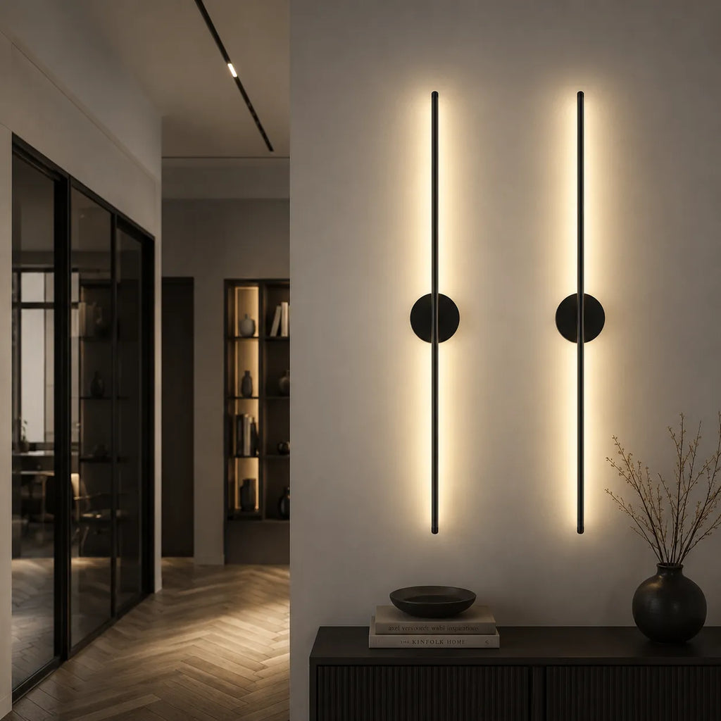 Applique murale LED minimaliste en aluminium Ayla